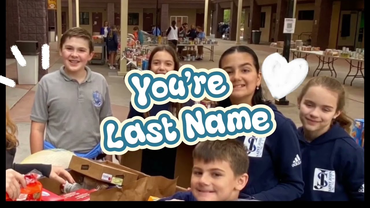 Lost and Found/ Food Drive/ Grandparents Mass