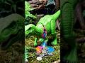Tiny STIHL Chainsaw Cuts Dinosaur 😱😱 #shorts #shortsfeed #usashorts #minichainsaw #asmr
