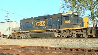 Chasing a CSX Mixed Freight Train With EMD SD40-2