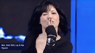 251012 현아 (HyunA) - 못 (Mrs. Nail) + 빨개요 (RED) + 립엔힙 (Lip & Hip)