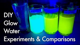 (Part )1 Experiments with Fluorescence Glow Water, Polymer Balls & Rubber Eggs  [KTFG 189]