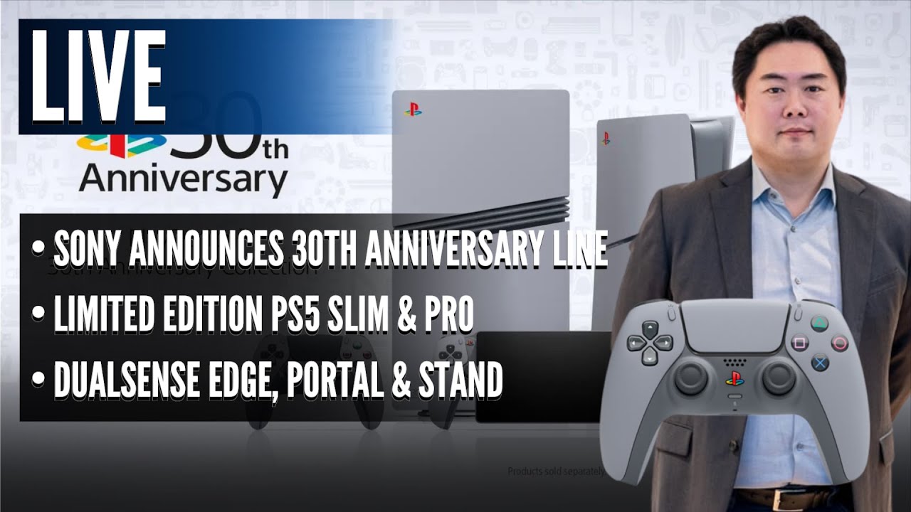 Sony Announced 30th Anniversary Line | Limited Edition PS5 Slim & Pro ...