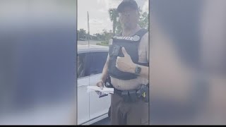 Tense video involving Miami officer and pregnant woman during traffic stop