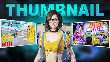 BGMI Thumbnail Editing ( Noob To Pro )!!