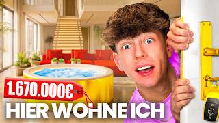 ICH zeige meine 1.670.000€ WOHNUNG! 🤯 (Mit Pool 💦)