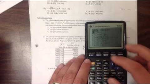 3-21-16 linear, quadratic, cubic, quartic model of best fit