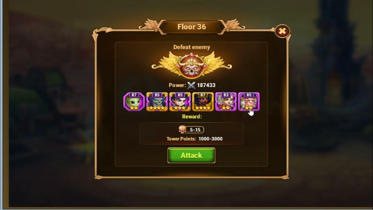 Hero Wars Tower Missions with level 129 Tristan YouTube