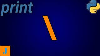 How To Print Backslash Python