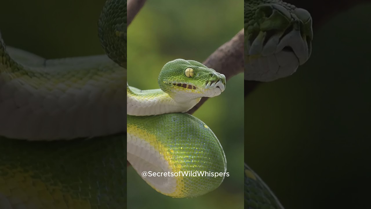 Wild Green Tree Python Encounter! (Wild Animals) 