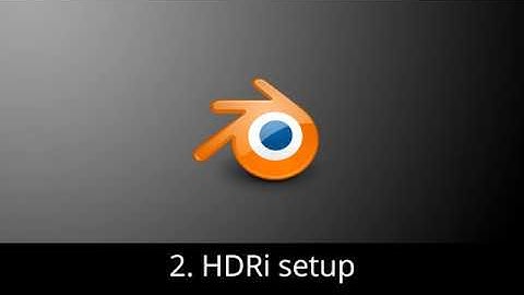 Blender 2.79 HDRI and Shadow Catcher tutorial