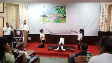 YOGA Demo# IGU Meerpur Rewari Haryana#igu#MA/Msc Yoga# Environment Day