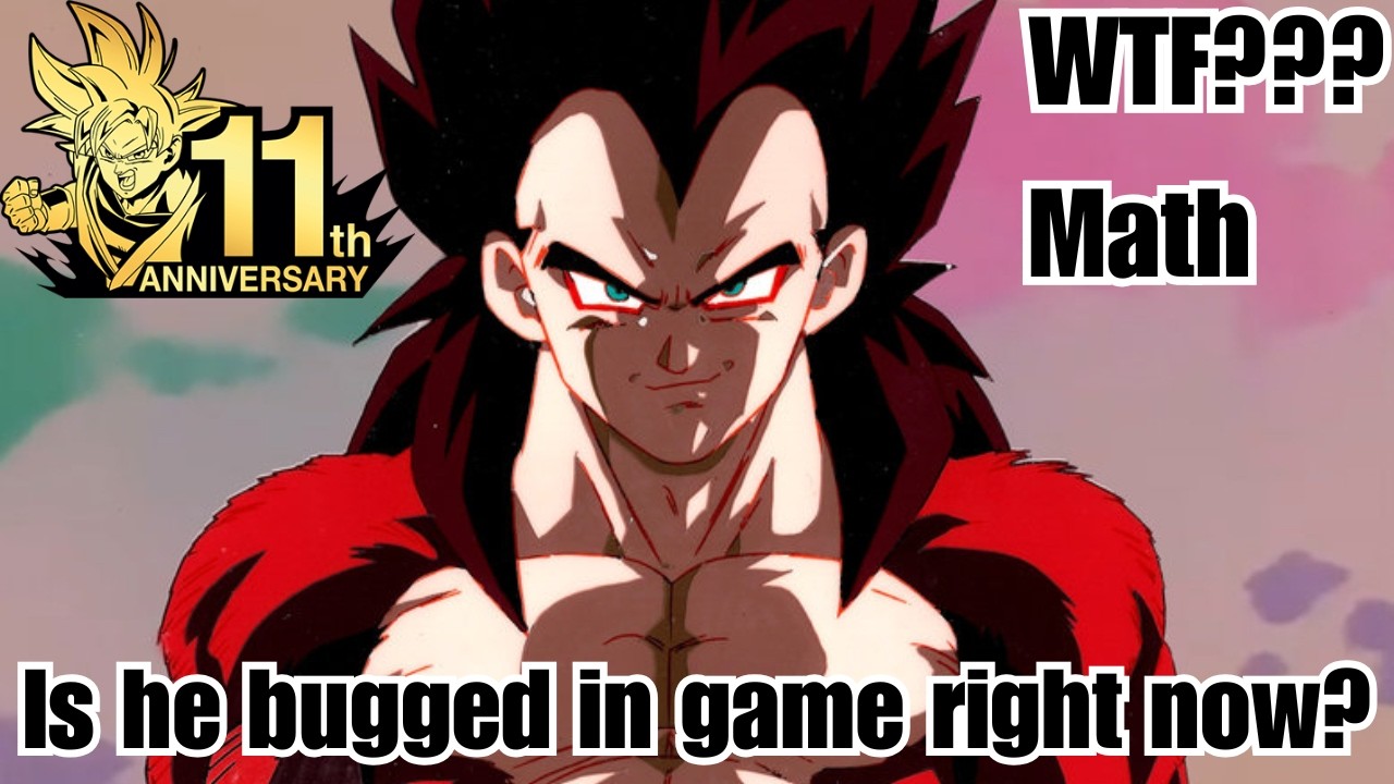 Is our new SSJ4 Vegeta broken (in a bad way) in game?