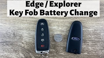 Ford Edge / Explorer Remote Key Fob Battery Replacement How To Remove Replace Change 2011 - 2015