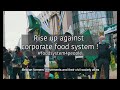 Rise up against corporate food systems