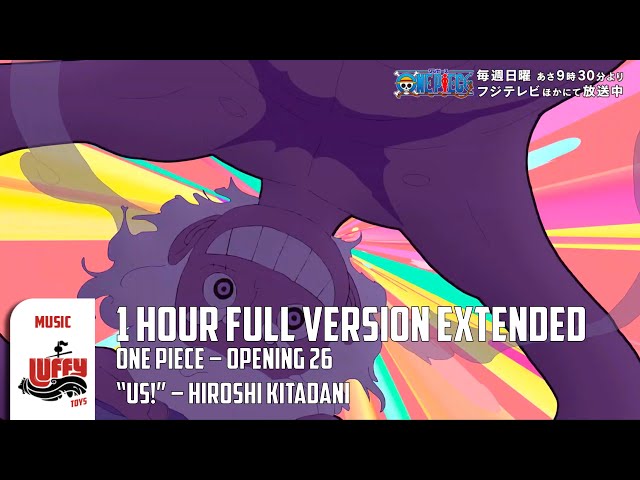 One Piece Opening OP 26 - Short and Full versión - 1 HOUR - extended - US! - Hiroshi Kitadani class=