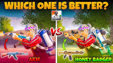 THIS NEW GUN IS A BEAST IN CLOSE RANGE?🔥AKM VS HONEY BADGER (BGMI 2.5 UPDATE)