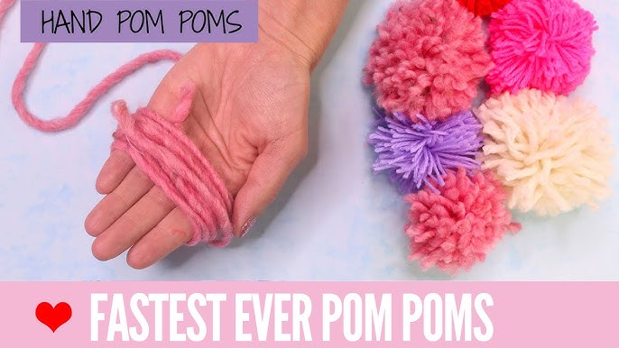 DIY: Snowball pom poms — Our Happy Tribe