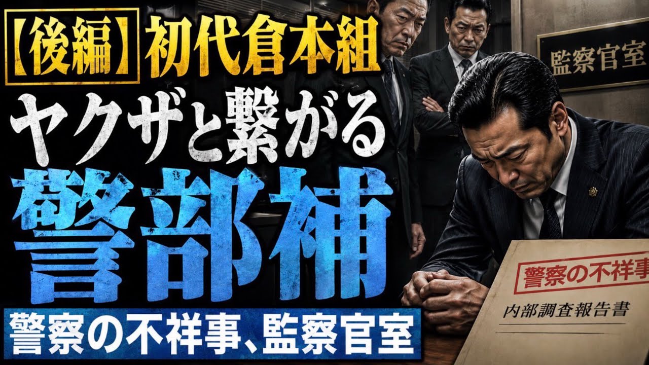 【最新作番外編】（後編）初代倉本組、ヤクザと繋がる警部補のお話！！