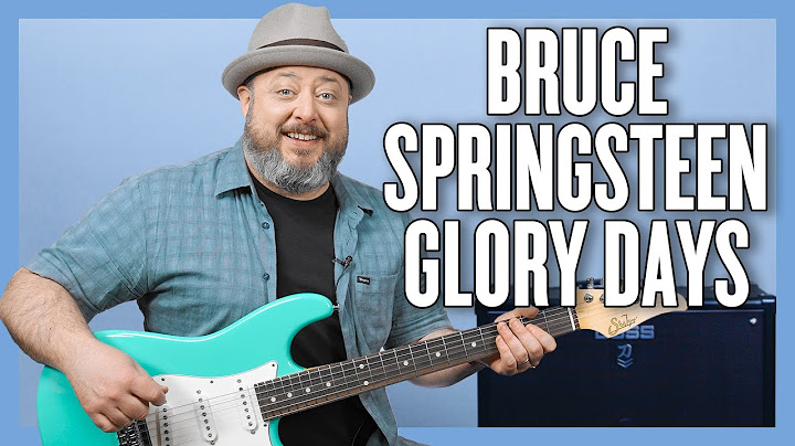 Glory Days Guitar version - Guitar performance video thumbnail