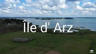 L' île d'arz vue du ciel