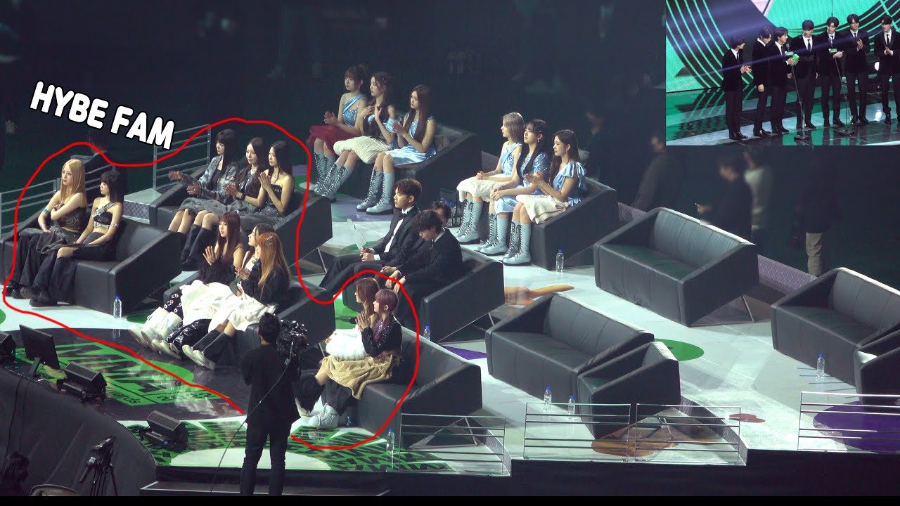 엔하이픈 (ENHYPEN) 2022MMA 1theK 글로벌 아이콘상 수상소감 Reaction (LE SSERAFIM, NewJeans, IVE, 고막소년단)