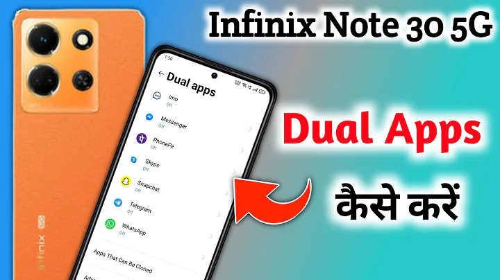 How to create dual apps in Infinix Note 30 5g, Infinix Note 30 dual apps setting, Dual Apps