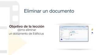 Tutorial de Edificius - Eliminar un documento - ACCA software