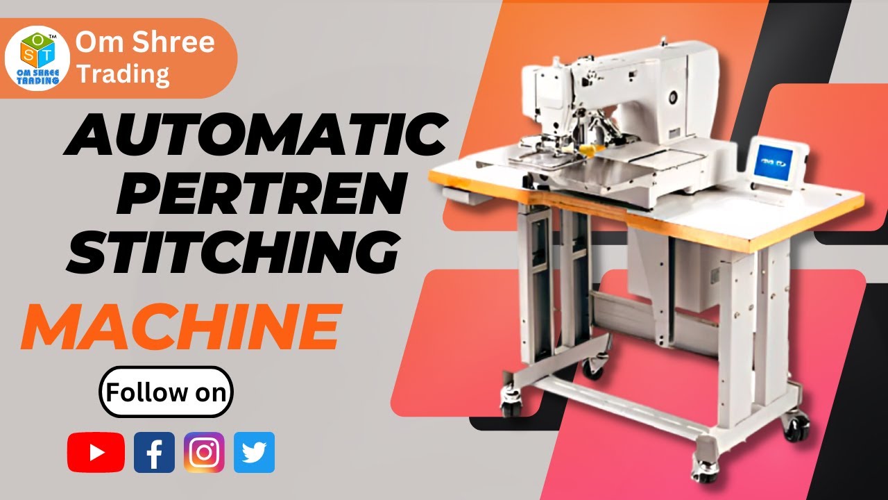 Pattern Stitching Machine l pattern stitching machine l Template Sewing ...