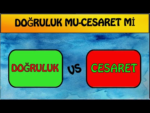 Doğruluk mu-Cesaret mi ❓Zor Sorular ve Zor Görevler