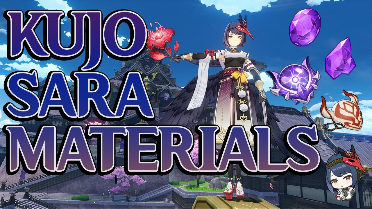 Kujou Sara Inazuma Material Farming Guide Genshin Impact 2.1 YouTube