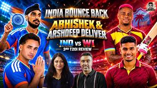 Abhishek’s Blitzkrieg and Arshdeep’s Accuracy Script India’s Comeback | IND vs WI T20 Review