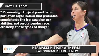 Celebrity NBA Makes History With First Two-Woman Referee Crew Profile