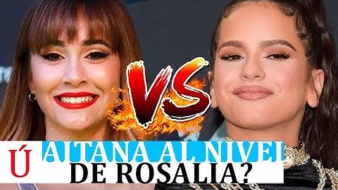 Comparan a Aitana con Rosalía y saltan chispas en las redes sociales