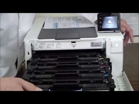 HP LaserJet M252dw Unboxing & Setup - YouTube