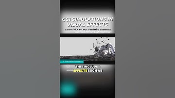 🎯 Simulations and Particles in VFX: Explained! #vfx #shorts  #filmmaking  #blender #cgi #3d