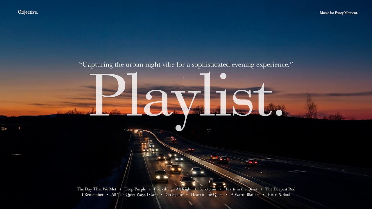 [Playlist] 도시의 불빛만 남은 밤에 어울리는 감각적인 카페 플레이리스트 🌉  ｜ 카페 · 매장 감성 팝송 모음