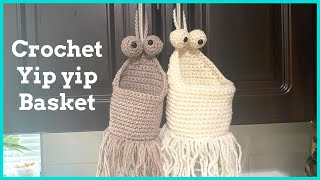 How to Crochet Yip Yip Basket | It's Easy to Follow