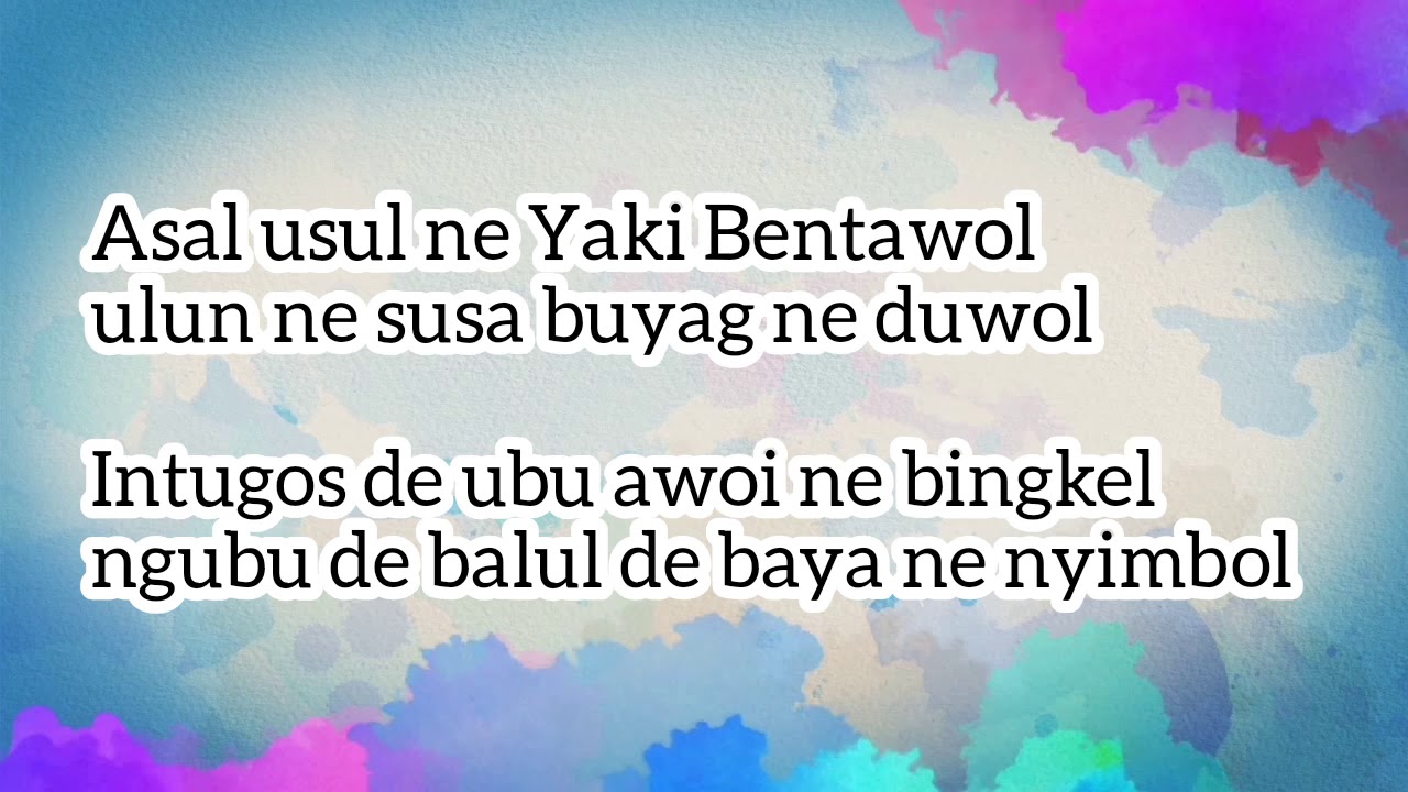 LIRIK LAGU AKI BENTAWOL