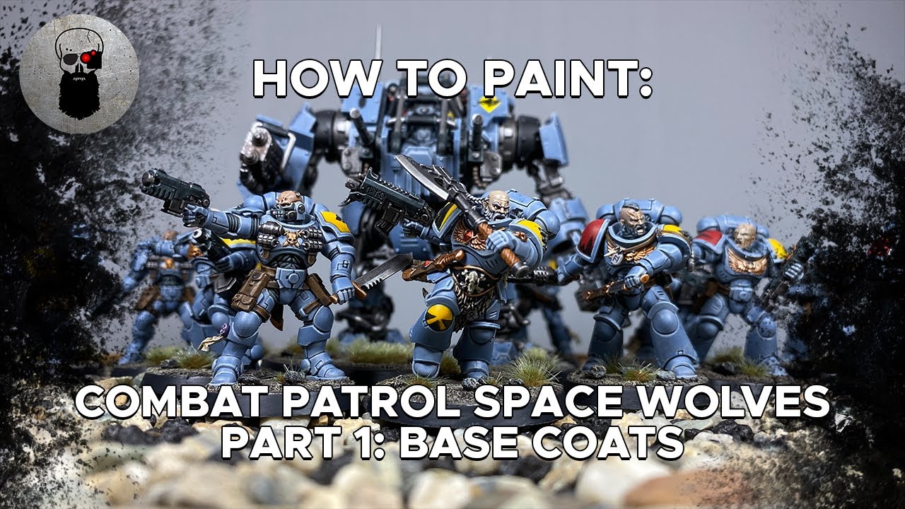 Contrast+ How to Paint: Combat Patrol Space Wolves – Part 1