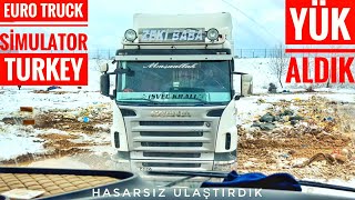 KARLI YOLDA YÜK ALMAYA GİTTİK | MERCEDES AXOR | ÇAMURLU ZOR YOLLAR | ŞOFÖRÜ KIŞKIRTTIM