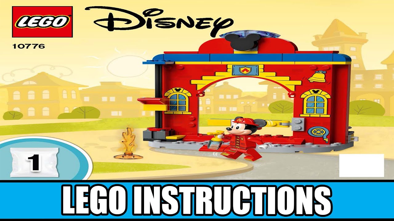 Mickey & Friends Fire Truck & Station LEGO instructions