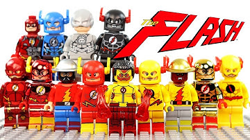 LEGO The Flash & The Reverse-Flash Unofficial Minifigures Justice League & CW