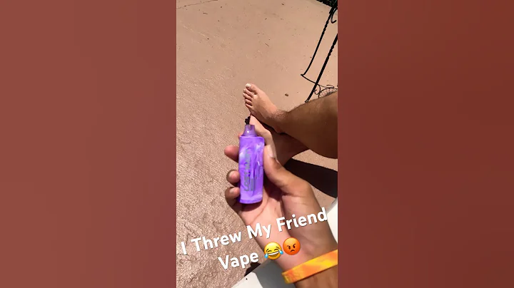 I Threw My Friend Vape 😂😡 #ytshorts #shortfeed #fyp #comedy #vape #reaction #2023 #friends #prank
