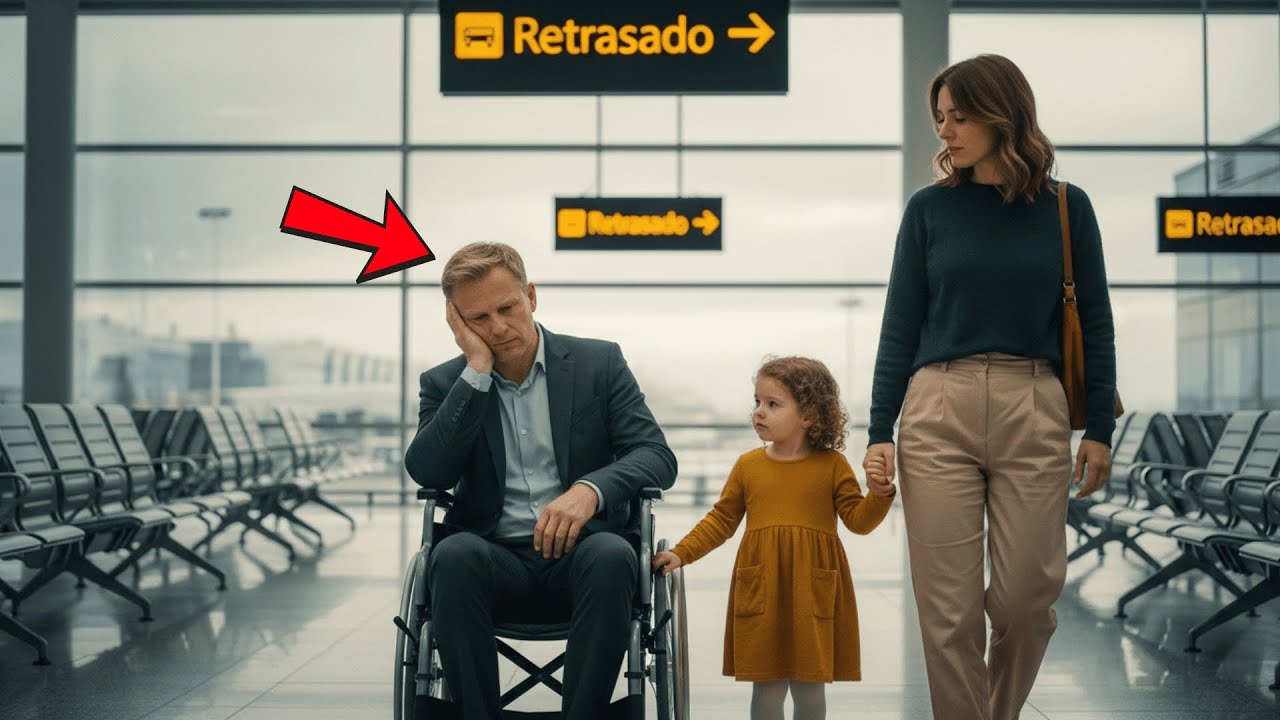 CEO Millonario Paralizado, Solo En El Aeropuerto — Hasta Que Una Madre Preguntó: “¿Por Qué Solo?”