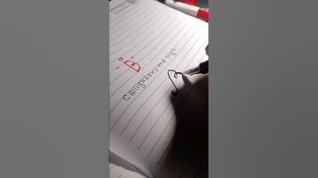 A Letter Calligraphy | Elegant Handwriting & Signature Design Tutorial #shorts #calligraphy #sign