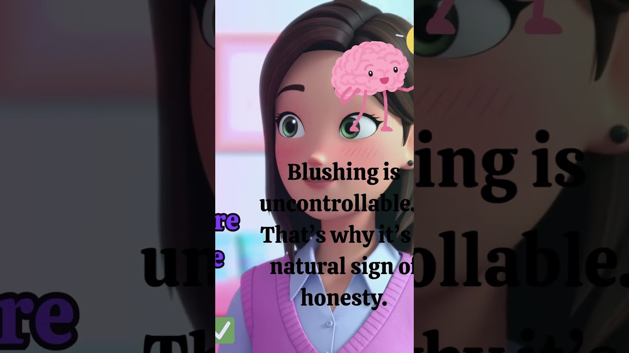 People Who Blush Easily Are More Honest & Trustworthy ✅ | Psychology Fact 