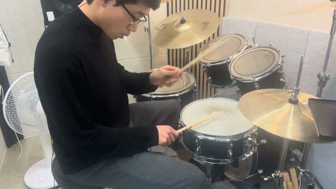 드럼연습 VLOG 3연음 32연음