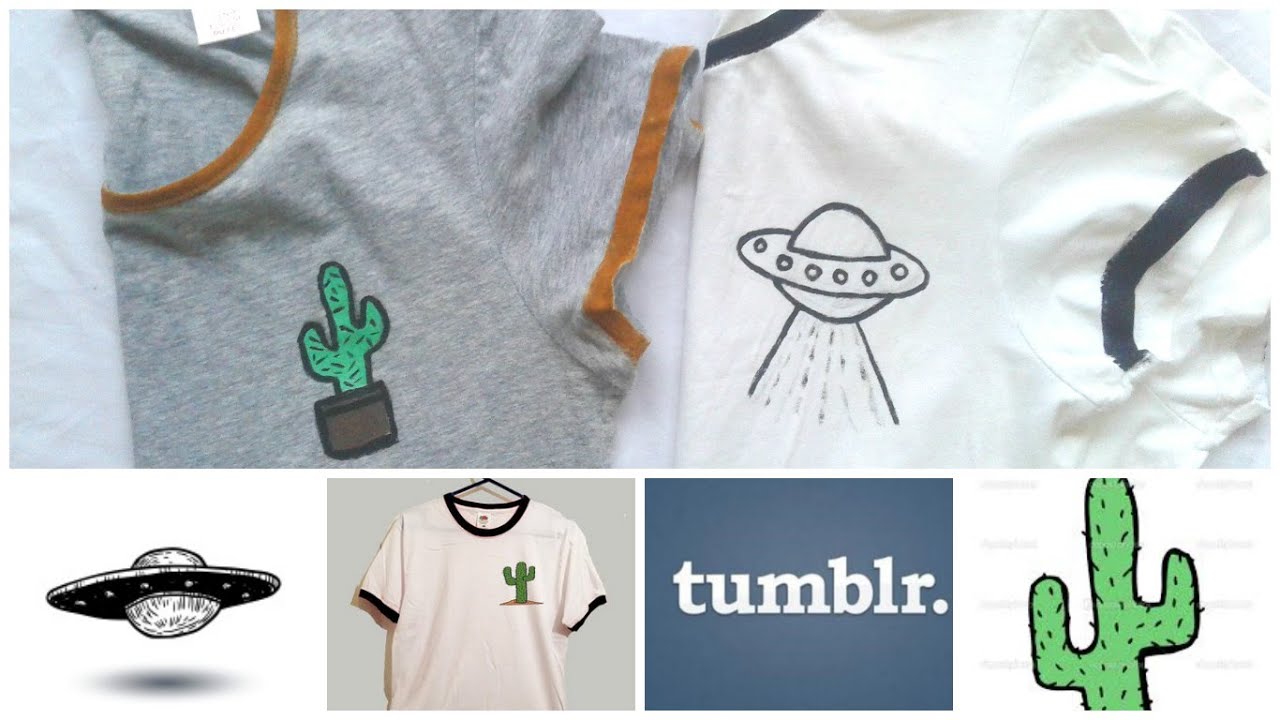 Tutorial Blusa c/ Estampa CACTO & NAVE d/ ET - DIY