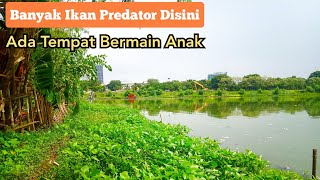 Tempat mancing liar Jakarta || Waduk Rawa Badak