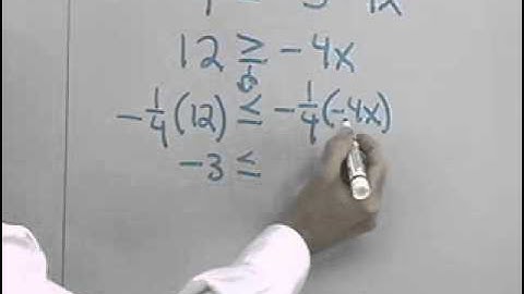 Linear Inequalities in One Variable: Mini-lecture by Mr. McKeague